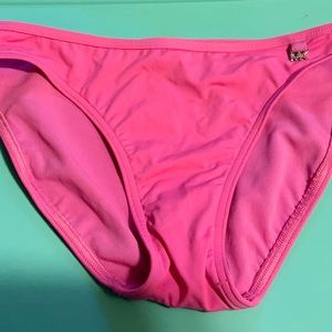 Michael Kors women’s swimsuit bikini bottom cheeky coverage hot pink sizes 4 6